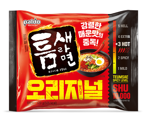 틈새라면 빨계떡